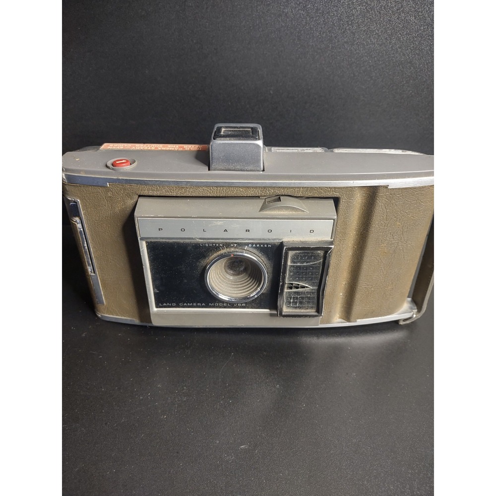 VINTAGE GRAY POLAROID LAND CAMERA MODEL J66- AS IS